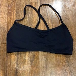 lululemon Size 8 Black Sports Bra